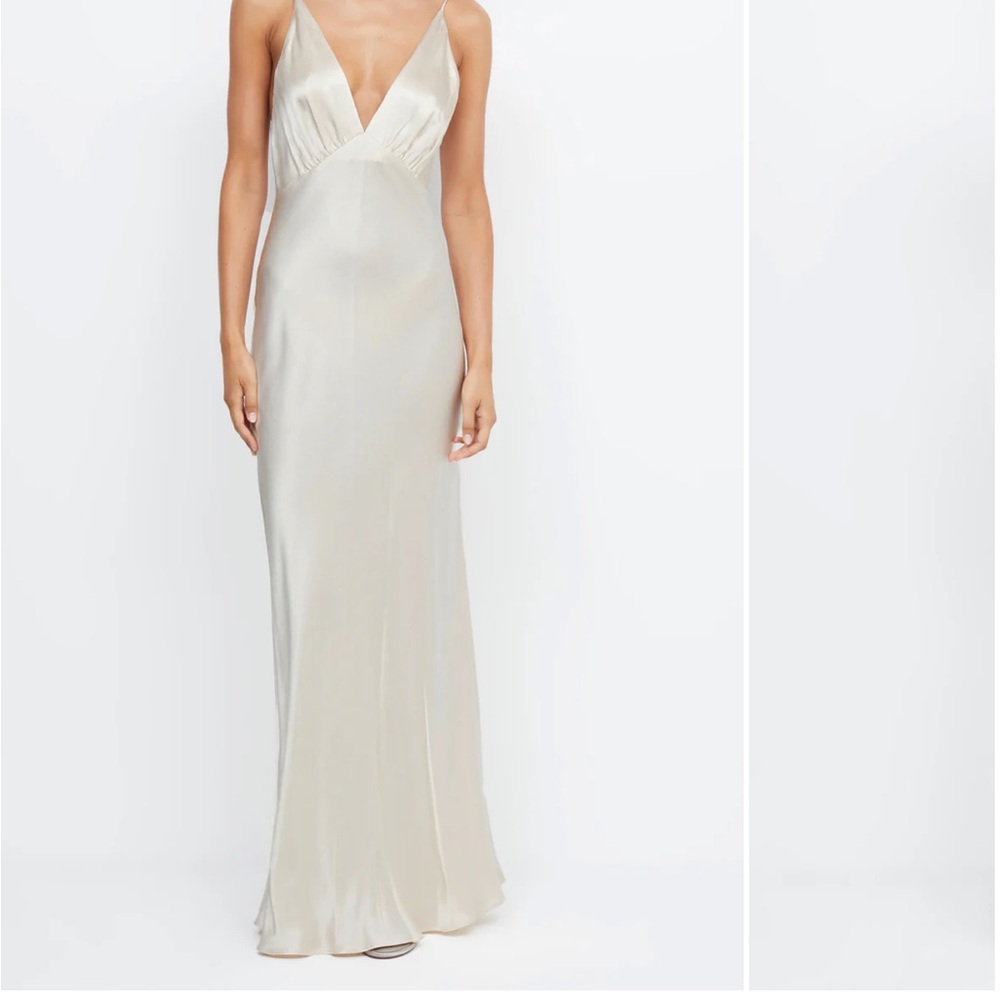 NWT Bec + Bridge Moon Dance V Maxi - Sand